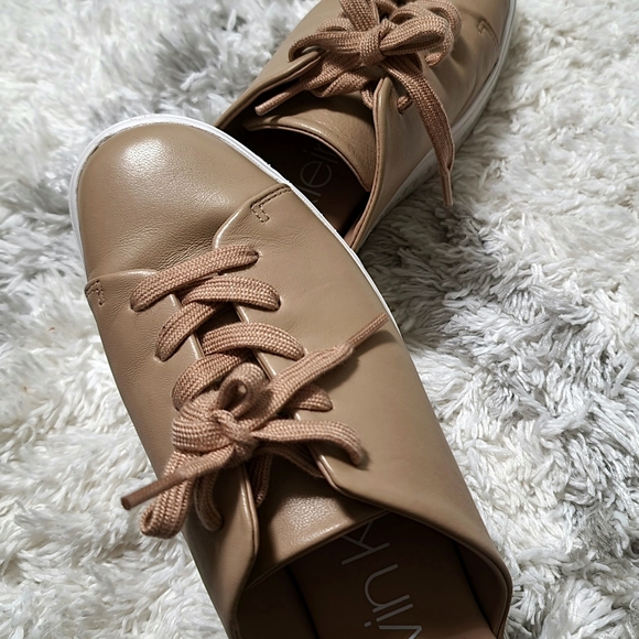 Calvin Klein Jackay Platform Shoes in Nude Size 7.5 - Picture 4 of 8